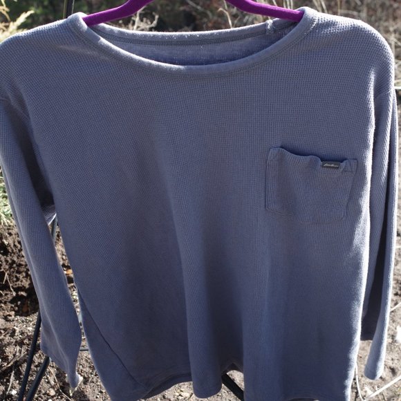 Gray Waffle men's Shirt Eddie Bouer - Picture 2 of 4